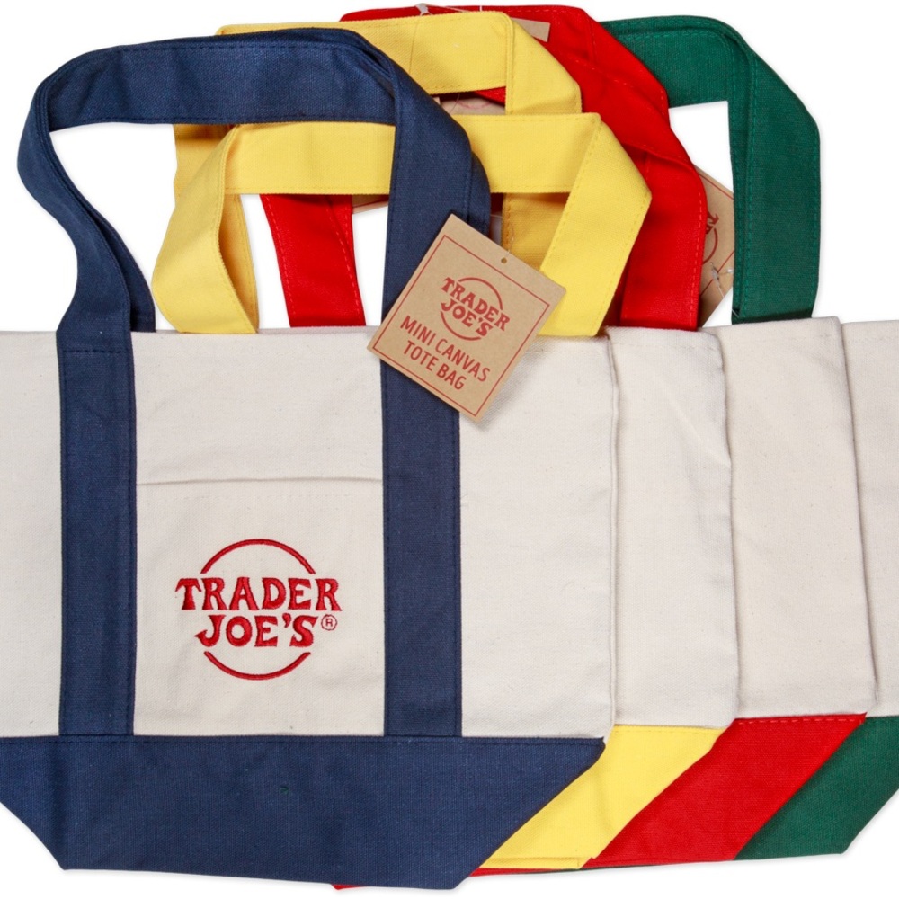 Mini Trader Joe’s totes